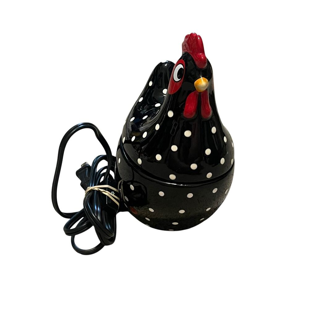 Scentsy Black Chicken Rooster Wax Warmer - Picture 2 of 5